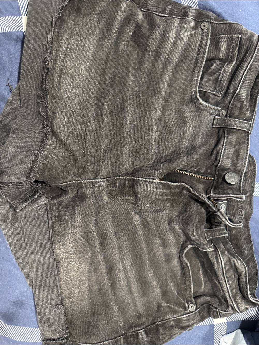 American Eagle Outfitters Black Slim Men's Denim Shorts